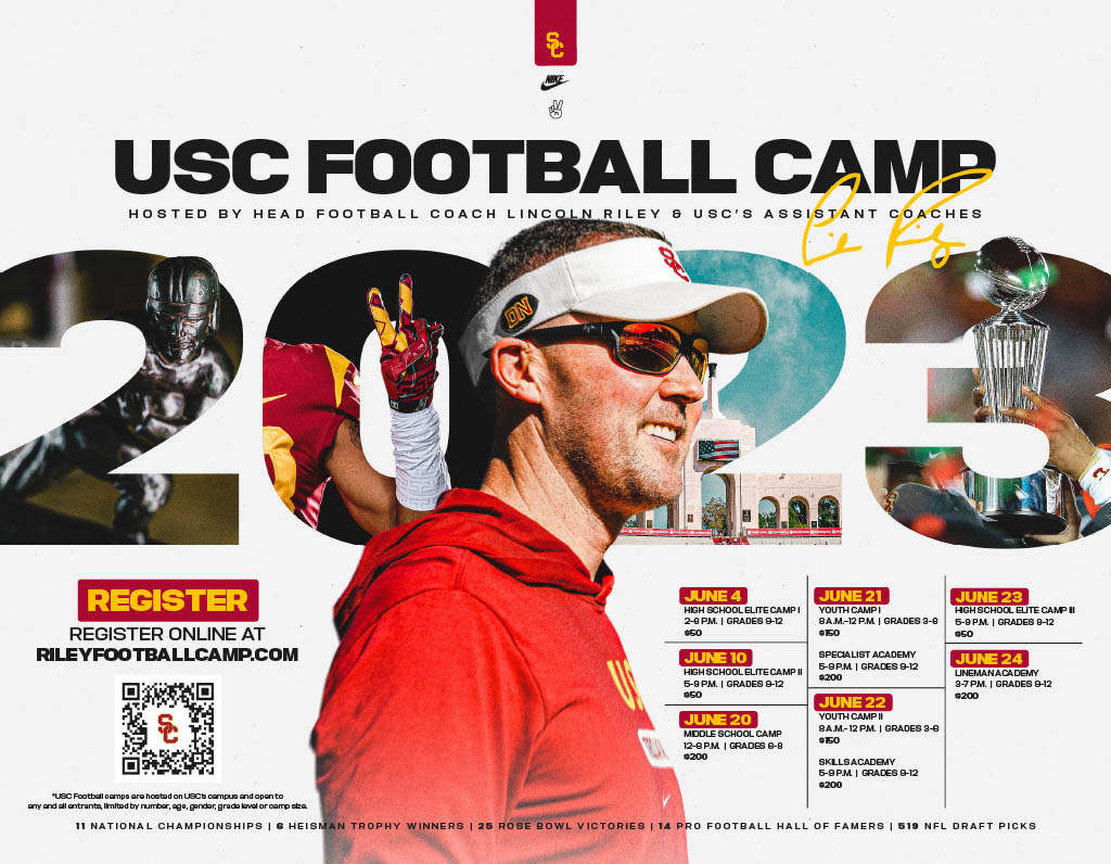 USC Football Camp Los Angeles, California